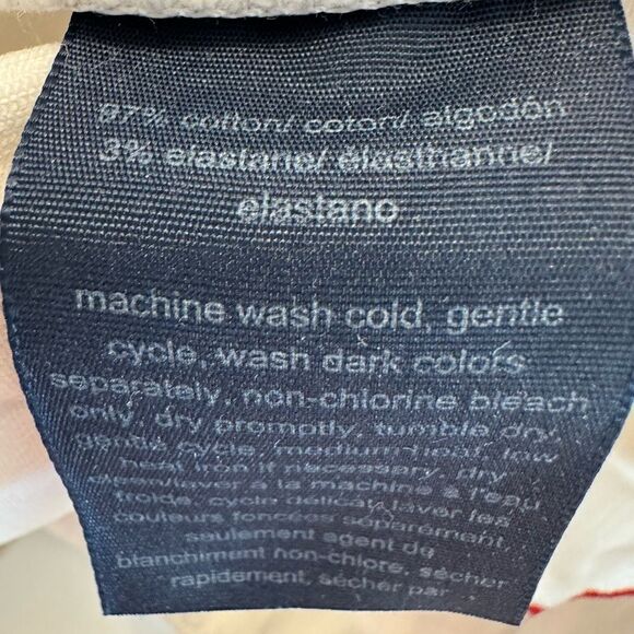 Tommy Hilfiger white Jean denim shorts Jorts size 2 - Picture 6 of 6